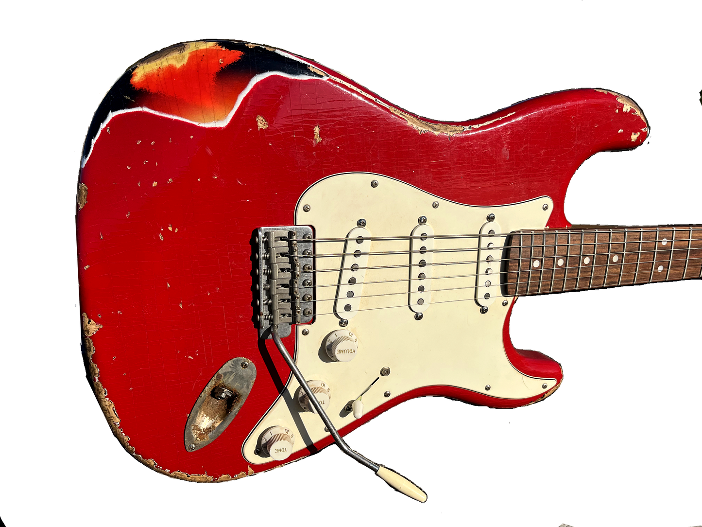 RetroVibe® Iconacaster - Dakota Red over 3-Tone Sunburst RV36