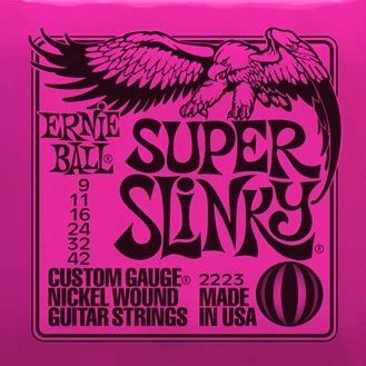 Ernie Ball Super Slinky 9-42 Nickel Wound 2223 (strings)