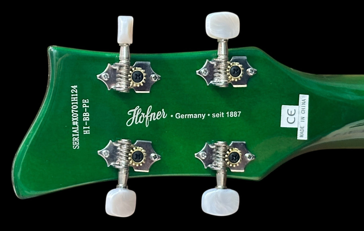 Hofner Green Beatle Bass
