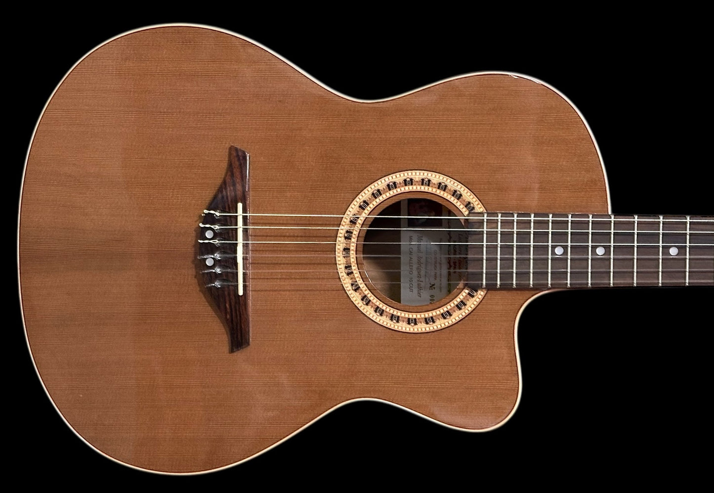 Rodriguez Caballero 10 Cutaway Nylon Acoustic Electric