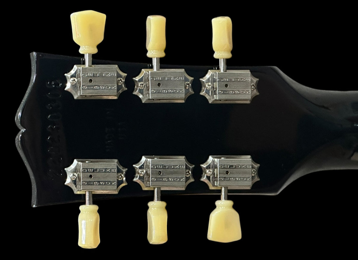 2023 Gibson Les Paul Std 50's Ebony Seymour Duncan Slash Alnico II Pro HB Zebra Set