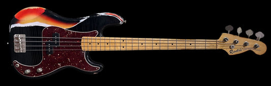 RetroVibe® Decision Bass Black over Sunburst MapleNeck