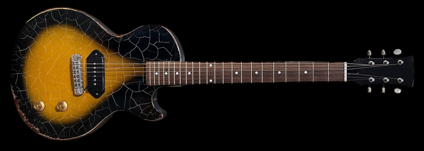 RetroVibe® Les Paul Junior Sunburst Aged