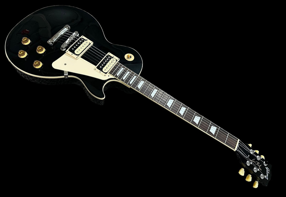 2023 Gibson Les Paul Std 50's Ebony Seymour Duncan Slash Alnico II Pro HB Zebra Set