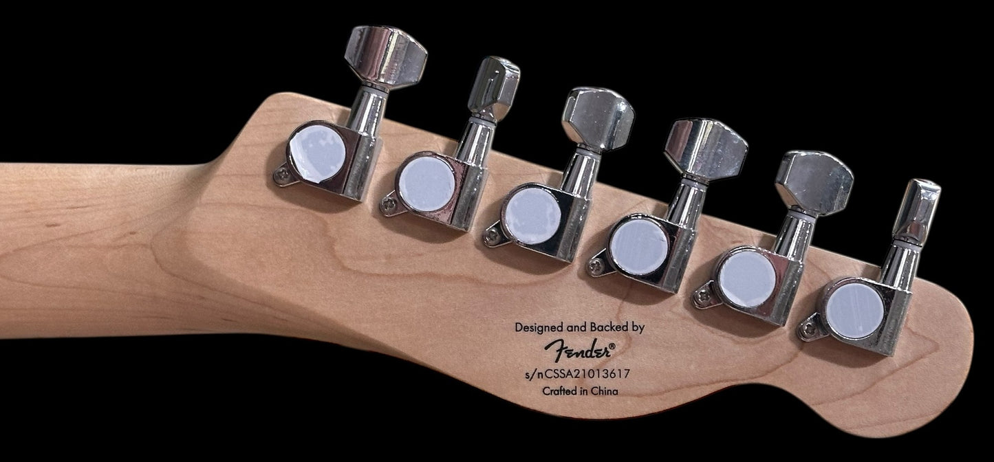 Lefty Fender® Squier Telecaster Butterscotch Maple Neck