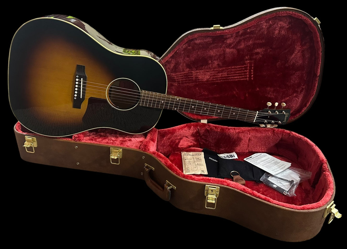 Gibson 1950's J-45 2025 Original Vintage Sunburst with LR Baggs OHSC