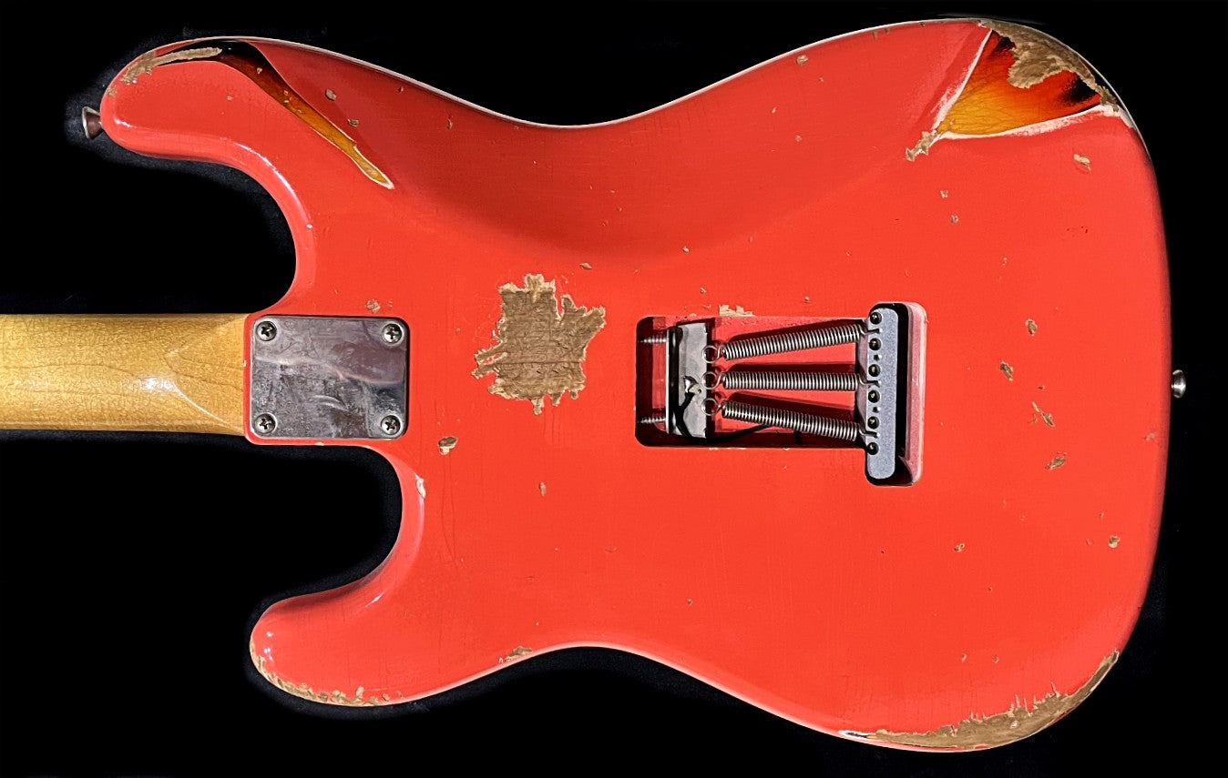 RetroVibe® Iconacaster - Fiesta Red over 3-Tone Sunburst RV37